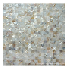 Mother of Pearl Interior Wall Floor Nature Shell Mosaic on Fiber Mesh
